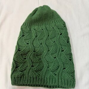 Set of two Green Knit Beanie
